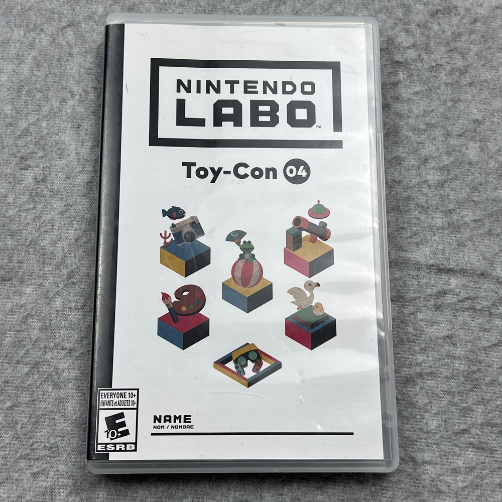 Nintendo LABO: Toy-Con 04 - Nintendo Switch Video Game Cartridge & Case